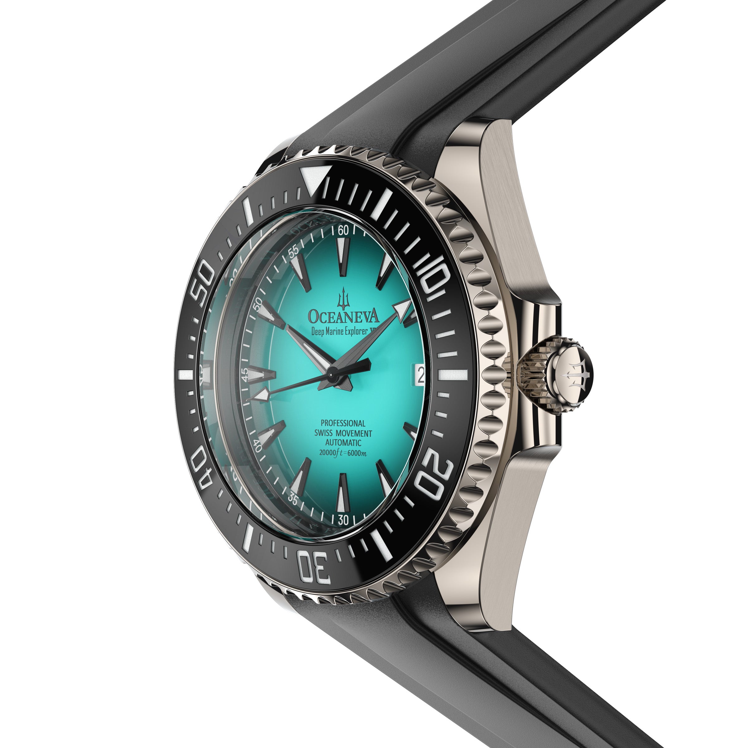 その他 Ocean Oceaneva Deep Marine Explorer VI 6000M - Mint Titanium Automatic