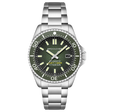 TESEI TITANIUM AUTOMATIC GREEN / TITANIUM BRACELET | Green Dial
