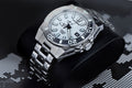 Silverjet AM/PM NH37 Automatic White Lume Glow Blue Dial | White Lume Dial Dial