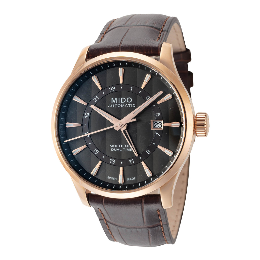 Mido 42mm / Brown / Black | Black Dial – Watch Gang