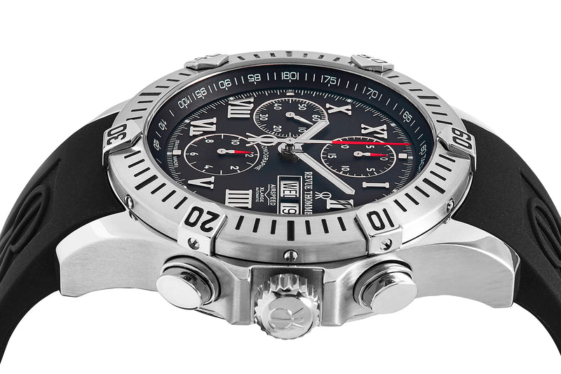 Air speed 16071.6837 / Black | Black Dial