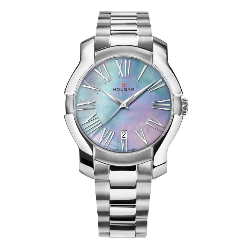 Women's Blue Mother of Pearl Dial, Stainless Steel Case and Bracelet | Mother of Pearl Dial