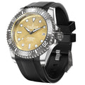 Deep Marine Explorer II Damascus Grey Bezel| Gold Dial
