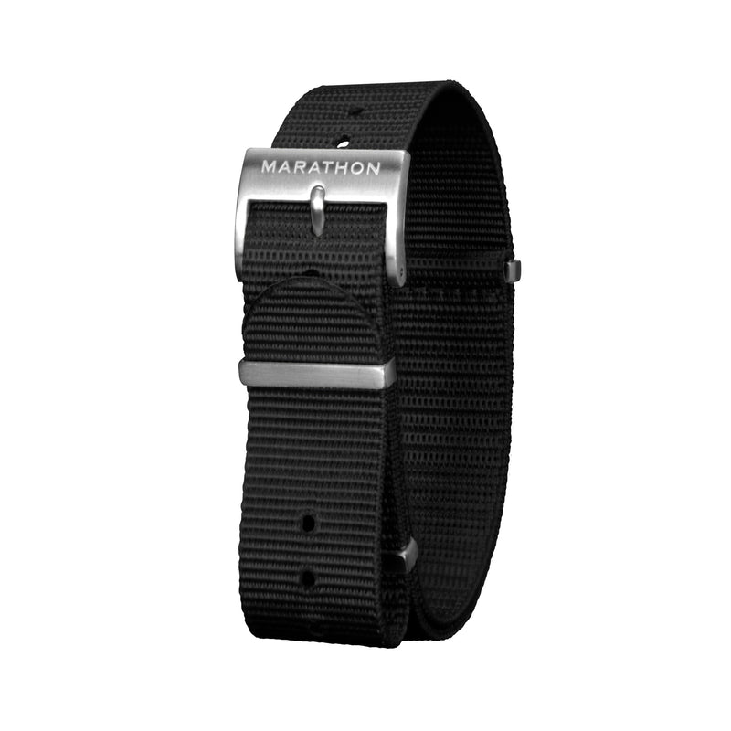NYLON DEFSTAN STRAP, BLACK, 18MM BLACK/DEFESTAN |  Dial