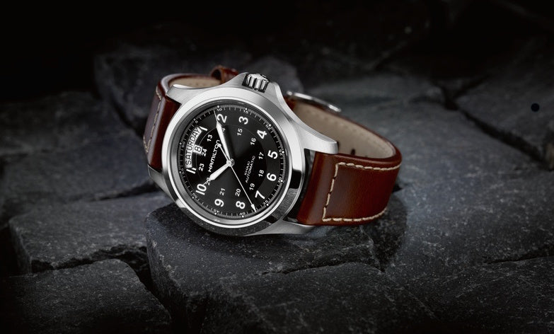 KING AUTO Black / Leather | Black Dial