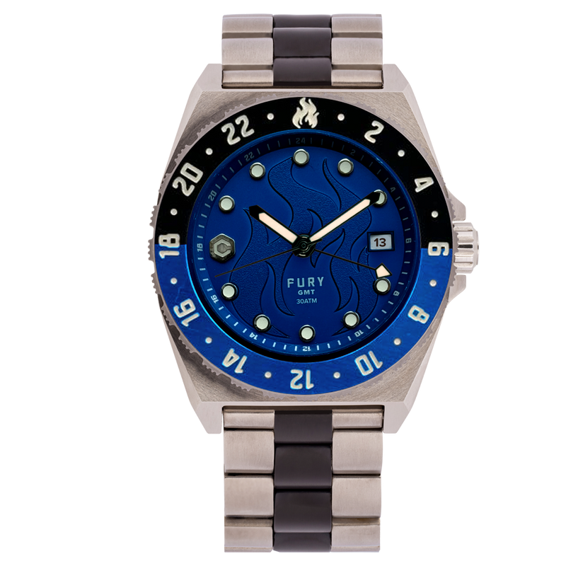 Fury GMT Denim Demon | Yellow Dial