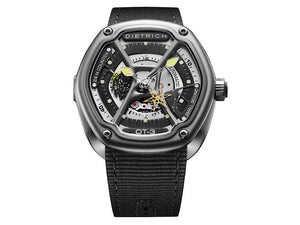 Dietrich 46mm / Black Yellow Stitching | Skeleton Dial