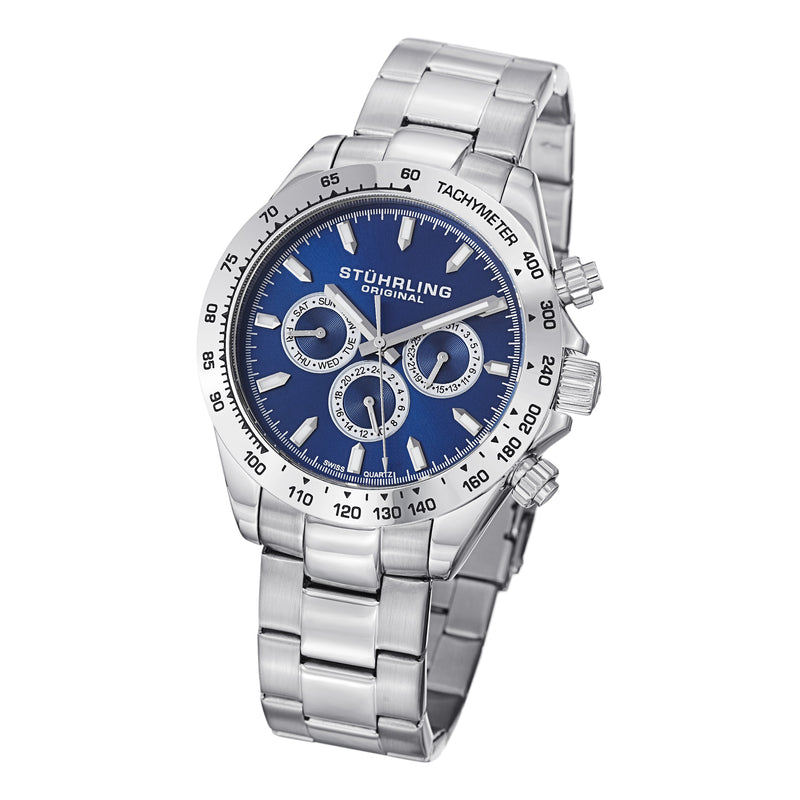 Raceway GMT Quartz 42mm Chronograph Blue