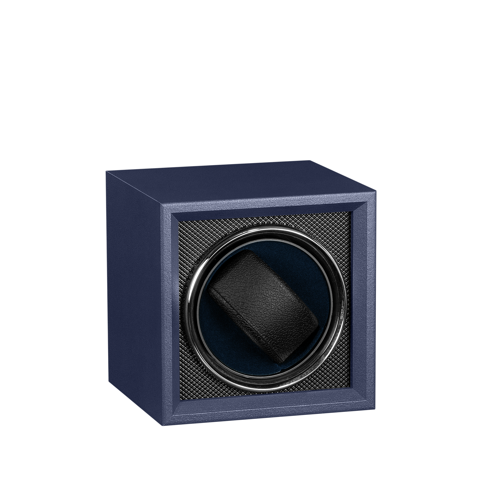 Mainspring Oxford Guardian 1-Slot Watch Winder - Blue Blue / Wood |  Dial