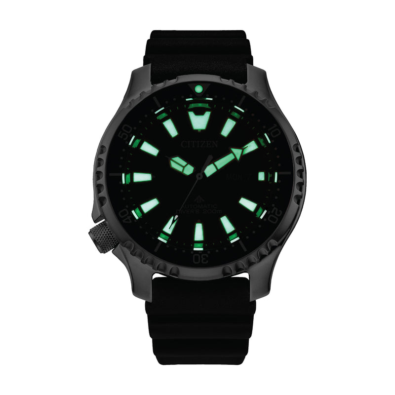 Promaster Dive Automatic Black / Polyurethane | Black Dial