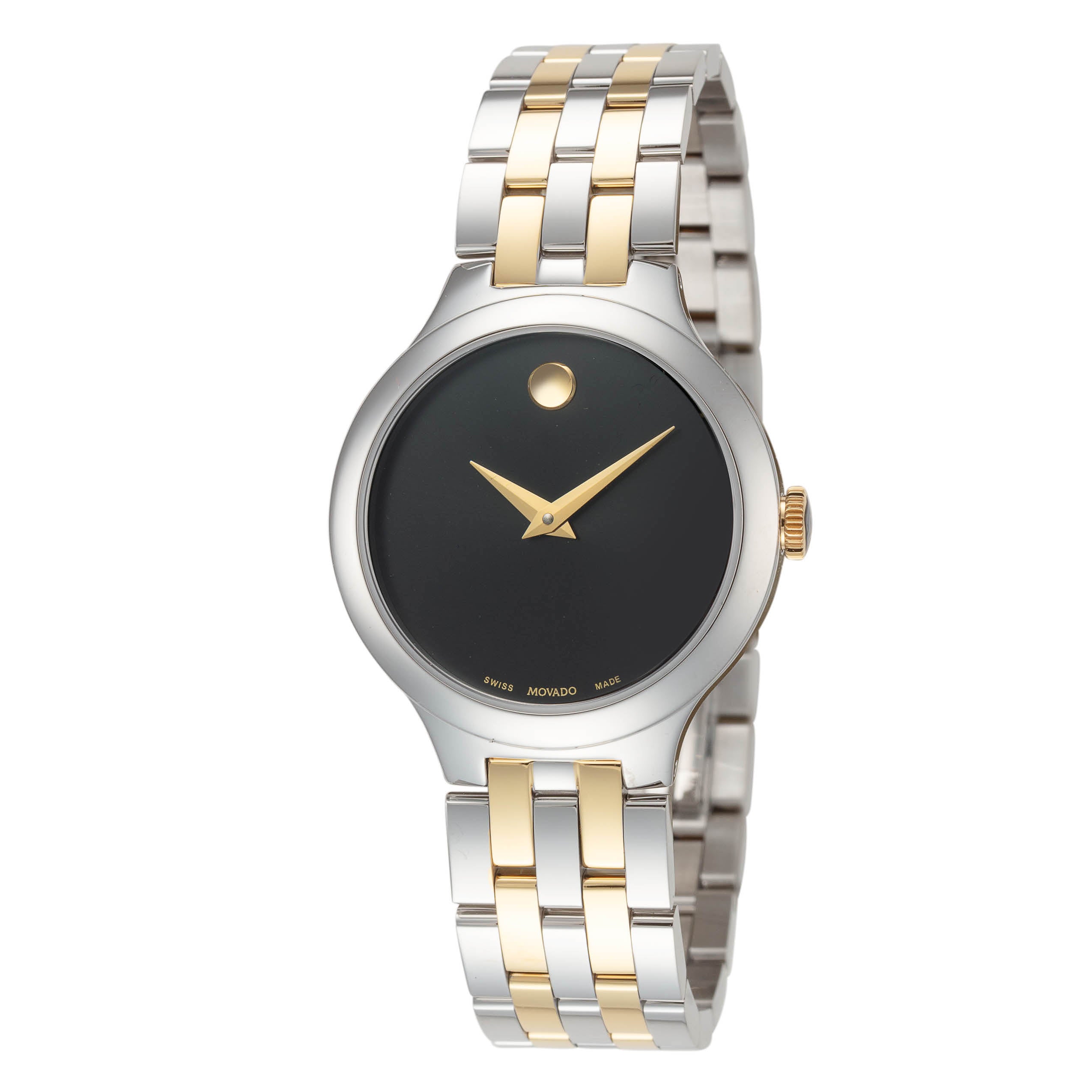 Movado 28mm / Silver and Gold | Black Dial – Watch Gang