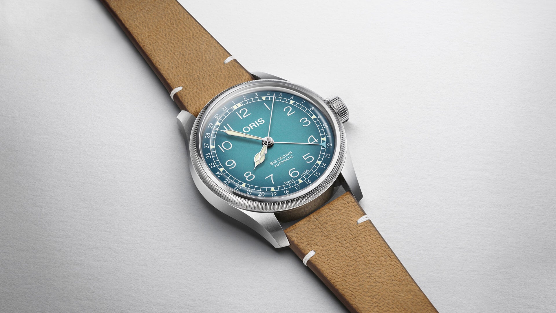 Pointer Date Cervo Volante 38mm Blue Dial Blue Dial