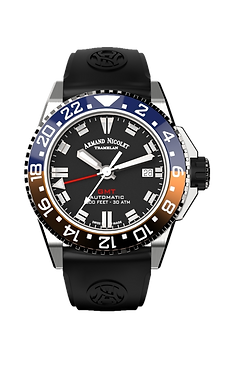 JS9-41 Black/Rubber | Black Dial