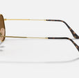 HEXAGONAL FLAT LENSES MEN'S Gold / Polar Brown |  Dial