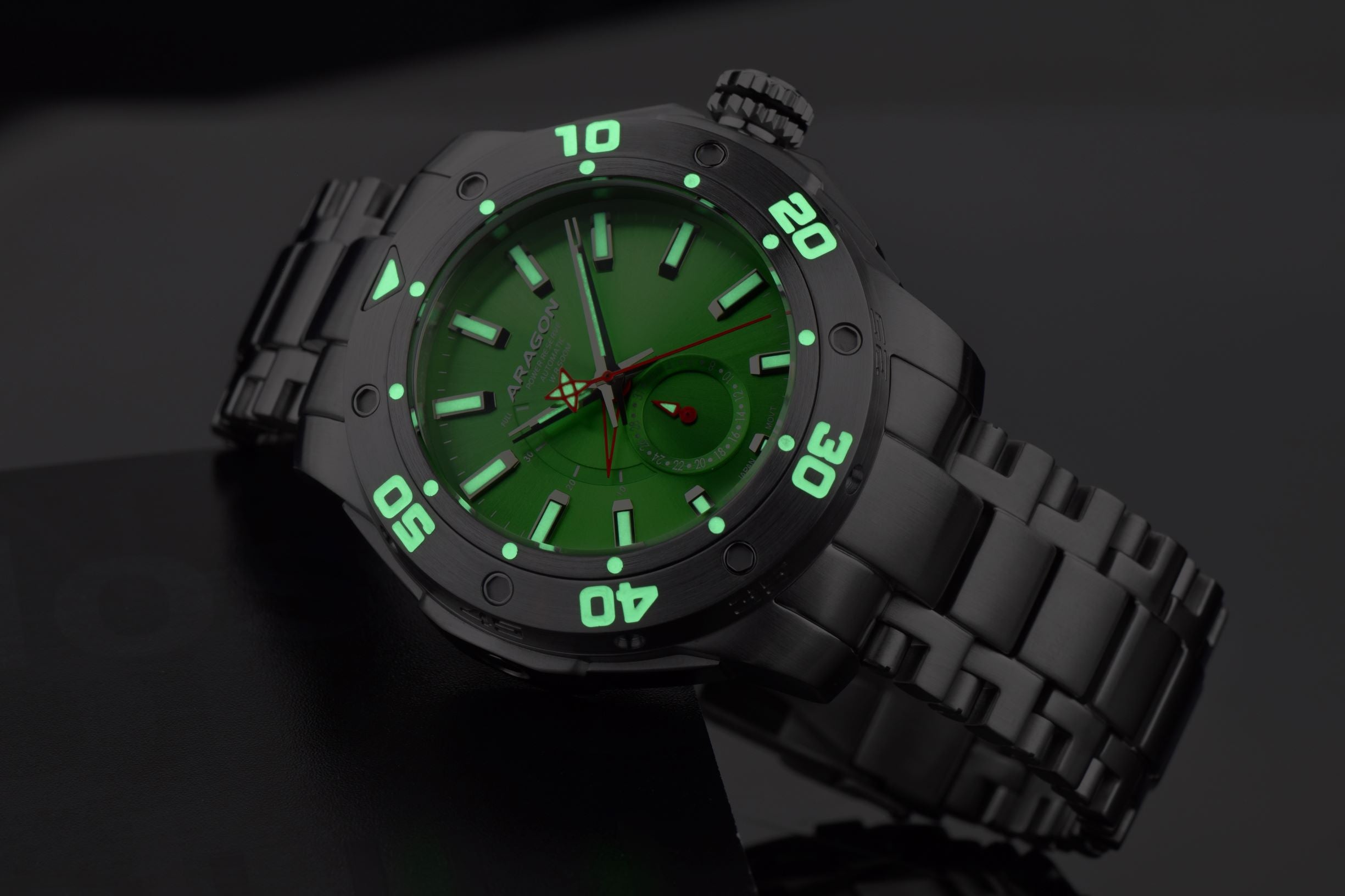 Superjet NE57 A343LIM Power Reserve Automatic 50mm Green | Green