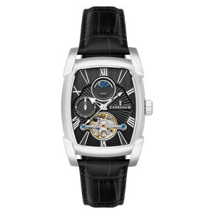 Heritage Kensington Multifunction Automatic Black / Black Leather | Black Dial