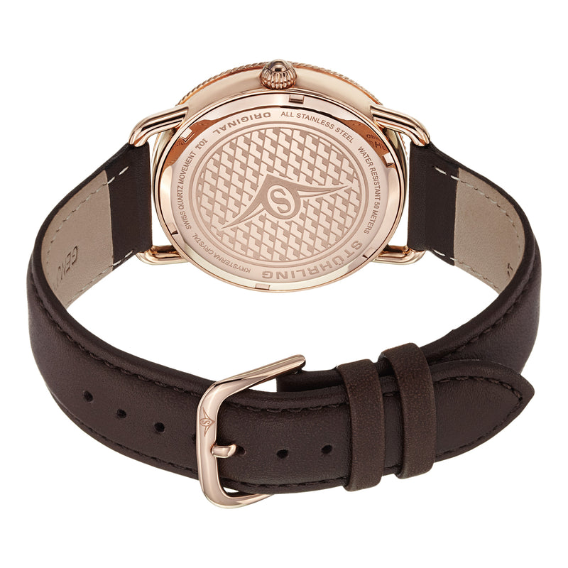 Symphony Brown/Leather/Silver Dial/Rose Case 207.04 | Silver Dial