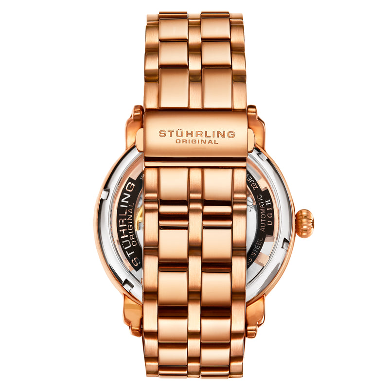 Legacy Rose Gold/Silver Stainless Steel | Silver Dial