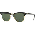 CLUBMASTER CLASSIC UNISEX / BLACK - CRYSTAL GREEN POLARIZED