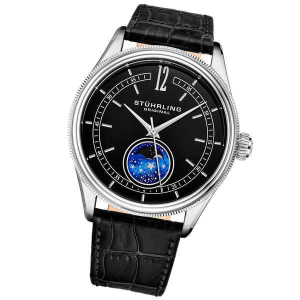 Symphony Black/Leather/Black Dial/Silver Case 897.02 | Black Dial