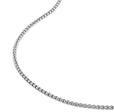 Box Chain Necklace, 2MM Sterling Silver