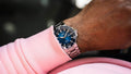 AQUIS DATE CALIBRE 400 41.5mm Blue Dial |  Dial