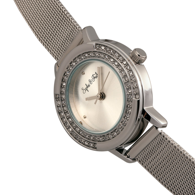 Cambridge w/ Swarovski Crystals Silver | Silver Dial