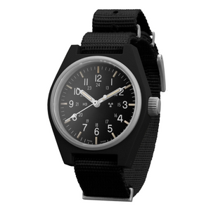 General Purpose Quartz Black US Gov/Def Std Matte Black Dial