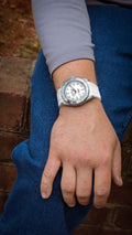 Oceaneva Damascus Swiss Automatic SW200 Deep Marine Explorer II (Damascus/White Dial)
