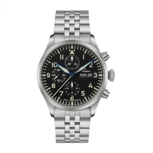 Kiel 2 Schwarz Black / Metal Bracelet Black Dial