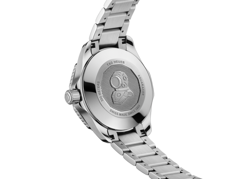 TAG HEUER AQUARACER PROFESSIONAL 300, 36MM, W/R 300M, STEEL CASE AND BRACELET, BLUE DIAL Blue Dial | Blue Dial