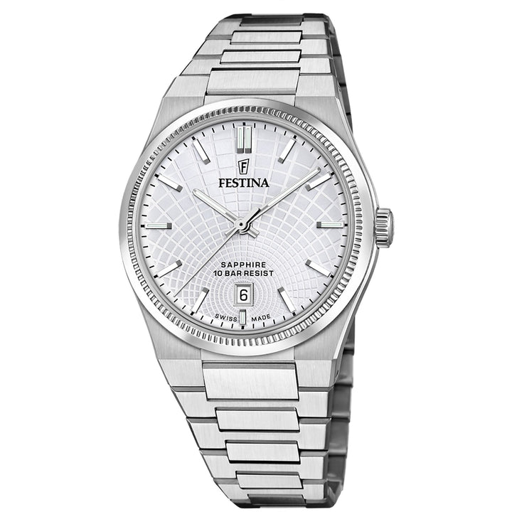 Rive Silver / Stainless steel Silver Dial