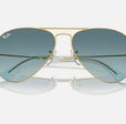 AVIATOR GRADIENT UNISEX / GOLD - BLUE GRADIENT GREY |  Dial