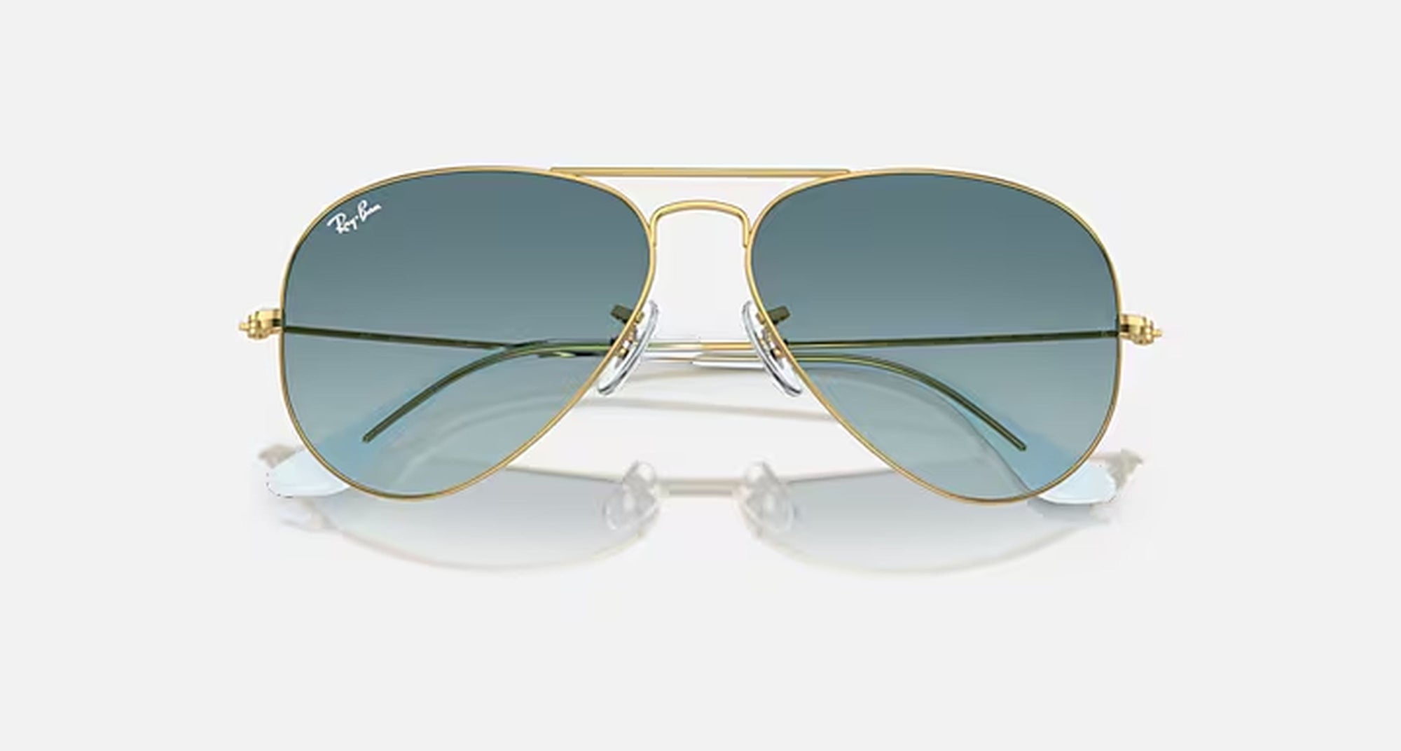 AVIATOR GRADIENT UNISEX / GOLD - BLUE GRADIENT GREY |  Dial