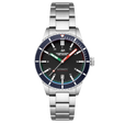SCILLA AUTOMATIC BLACK / STAINLESS STEEL | Black Dial