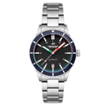 SCILLA AUTOMATIC BLACK / STAINLESS STEEL | Black Dial