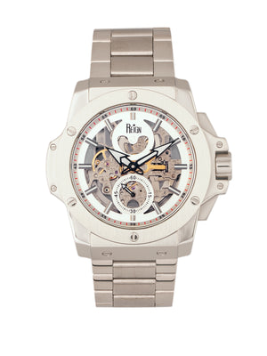 Commodus Bracelet Silver | Silver Dial