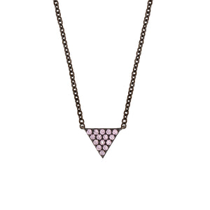Barcelona Pendant Necklace 18k Black Gold