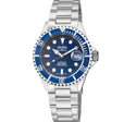 Wall Street Gevril Swiss Made SW200 Steel Rotating bezel Watch, 316L Case, Blue DIal | Blue Dial