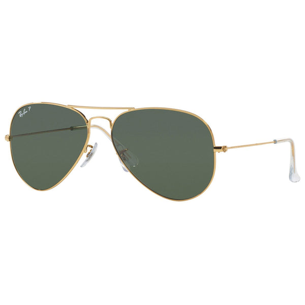 AVIATOR CLASSIC MEN'S Gold / Crystal Green Polarized