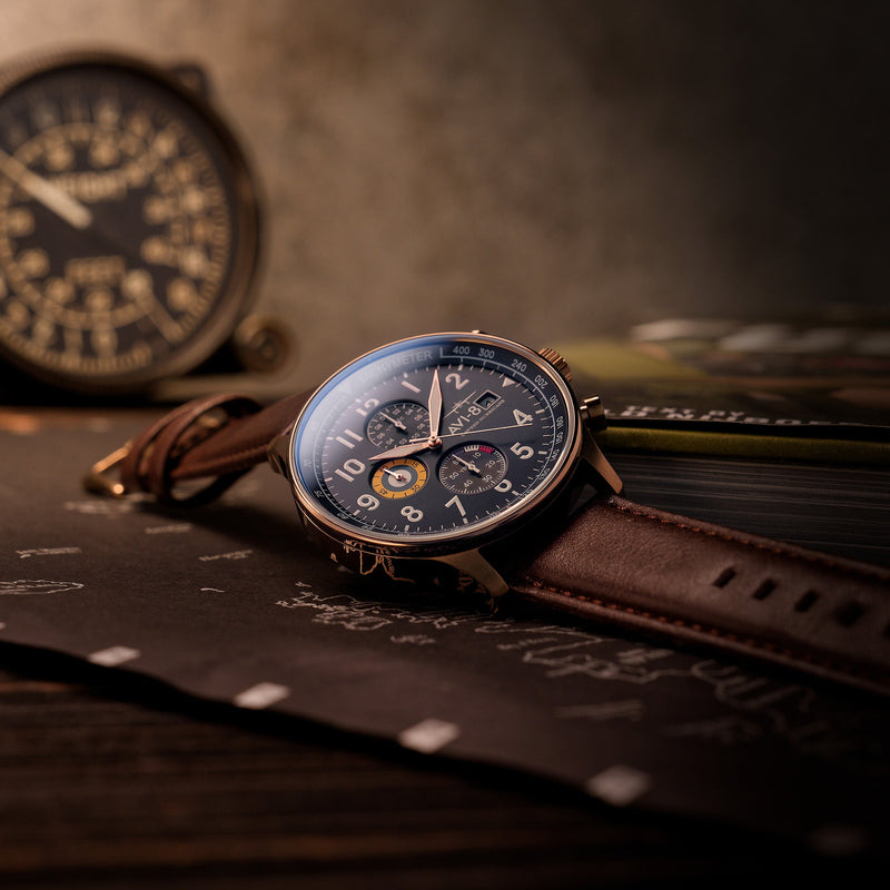 Classic Chronograph BLUE / LEATHER | Blue Dial