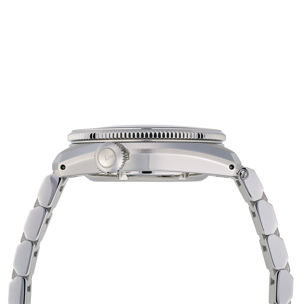 Islander JFK Automatic GMT Watch with White Cloud Dial and Pepsi Bezel