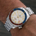 Islander JFK Automatic GMT Watch with White Cloud Dial and Pepsi Bezel