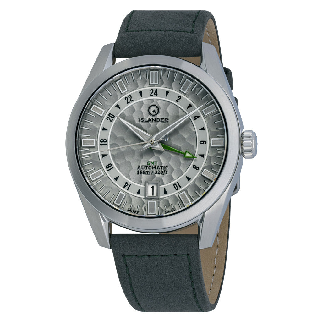 Islander Melville GMT with Grey Hammer Dial