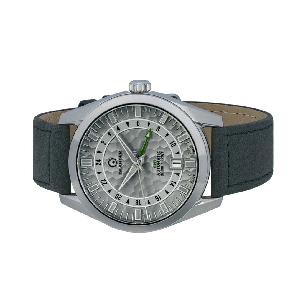 Islander Melville GMT with Grey Hammer Dial