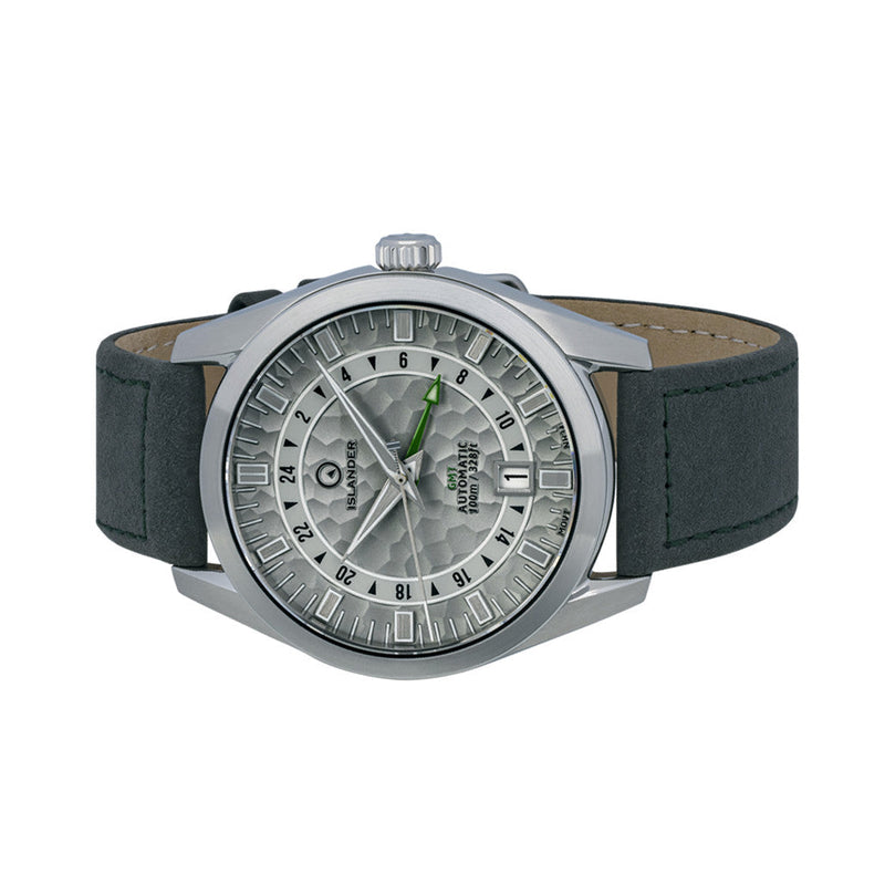 Islander Melville GMT with Grey Hammer Dial
