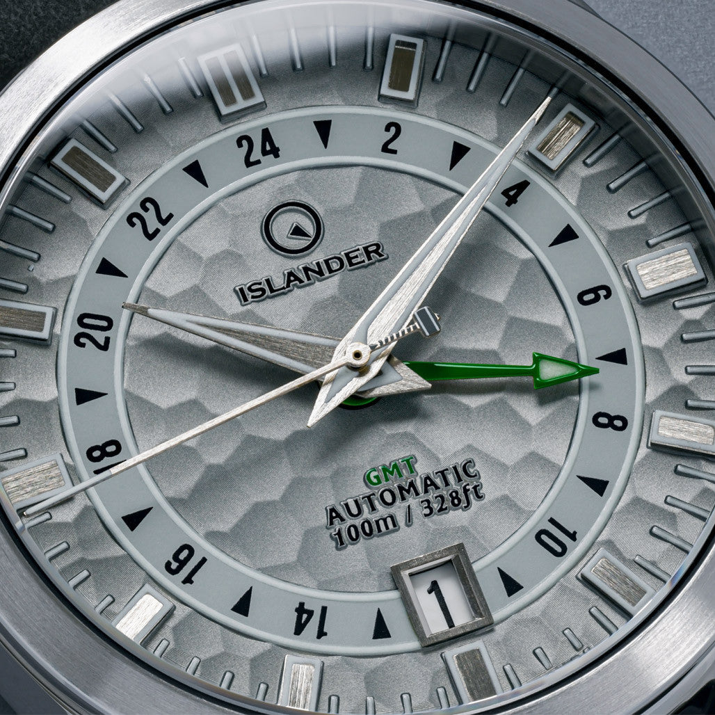 Islander Melville GMT with Grey Hammer Dial