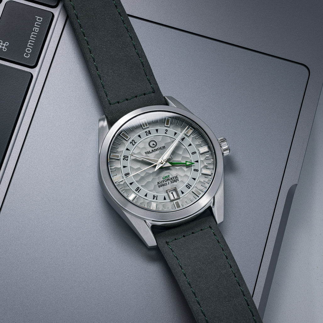 Islander Melville GMT with Grey Hammer Dial