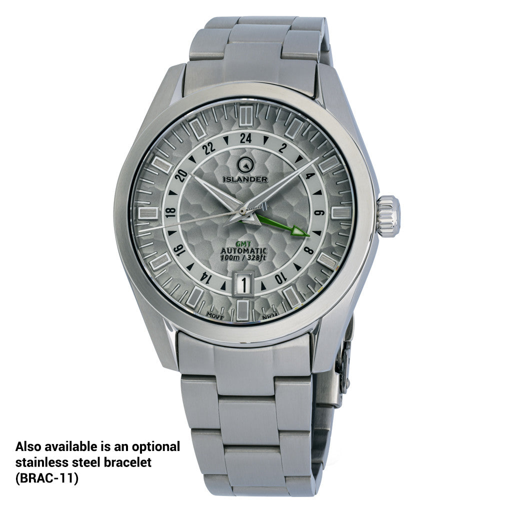 Islander Melville GMT with Grey Hammer Dial