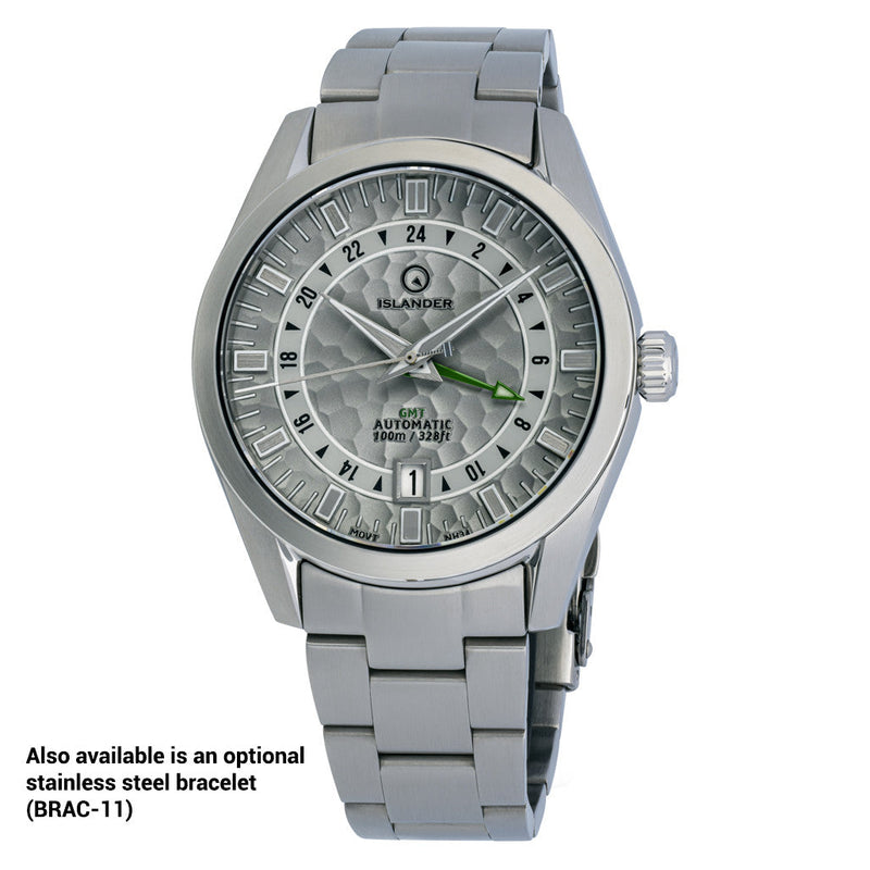 Islander Melville GMT with Grey Hammer Dial